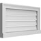 Ekena Millwork Vertical Surface Mount PVC Gable Vent: Functional, w/ 2"W x 2"P Brickmould Sill Frame, 26"W x 14"H GVPVE26X1403SF - alternate 4